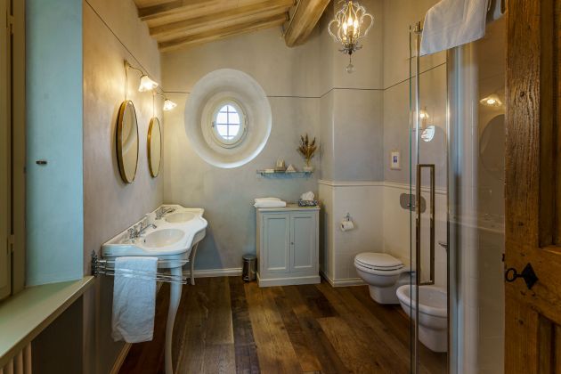 bagno camera uccellini agriturismo terre di cocomo